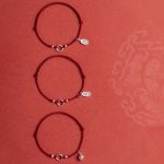 Buddha Stones 925 Sterling Silver Lucky Fortune Peace Joy Lotus Peace Buckle Red String Bracelet Bracelet BS 14