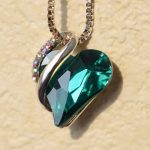 Buddha Stones Love Heart Birthstone Healing Energy Necklace Pendant Necklaces & Pendants BS 20