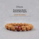 Buddhastoneshop Tibet Rudraksha Bodhi Seed Dzi Bead Amber Turquoise Wealth Bracelet