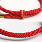 Buddha Stones 999 Sterling Silver Chinese Zodiac Natal Buddha Red Rope Luck Strength Handcrafted Kids Bracelet Bracelet BS 9