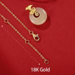 Buddha Stones 925 Sterling Silver Natural Hetian Jade Carnation Flower Prosperity Necklace Pendant Necklaces & Pendants BS 6