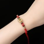 Buddha Stones FengShui Lucky Red String Couple Bracelet Bracelet BS 4