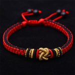 Buddha Stones Colorful Rope True Love Knot Luck Handmade Bracelet Bracelet BS 6