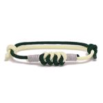 Buddha Stones Simple Design King Kong Knot Strength Braid String Bracelet Bracelet BS Dark Green(Bracelet Size 15-25cm)