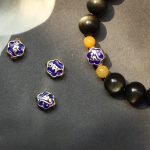 Buddha Stones 925 Sterling Silver Chinese Zodiac Natal Buddha Natural Gold Sheen Obsidian Amber Wealth Protection Bracelet Bracelet BS 5
