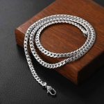 Buddha Stones Double Dorje Vajra Strength Punk Copper Chain Bracelet Necklace Bracelet BS Necklace Length 60cm