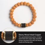 Buddha Stones Tibet Rudraksha Bodhi Seed Wealth Auspiciousness Bracelet Bracelet BS 25