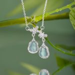 Buddha Stones 925 Sterling Silver Green Jade Double Gourd Butterfly Luck Necklace Pendant Necklaces & Pendants BS 2