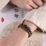 Buddha Stones Tibetan Green Sandalwood Crystal Soothing Peace Bracelet Bracelet BS 4