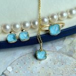 Buddha Stones 925 Sterling Silver Plated Gold Turquoise Protection Ring Earrings Necklace Pendant Set Bracelet Necklaces & Pendants BS 4