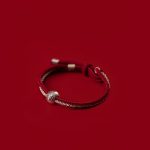 Buddha Stones 925 Sterling Silver Tibetan Zakiram Goddess of Wealth Luck Rope Bracelet Bracelet BS 6