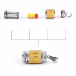 Buddha Stones Tibet Om Mani Padme Hum Shurangama Mantra Titanium Steel Wisdom Amulet Necklace Pendant Necklaces & Pendants BS 8