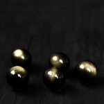Buddha Stones To Experience a Reversal of Fortune Rainbow Obsidian Gold Sheen Obsidian Protection Bracelet Bracelet BS 11