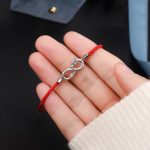 Buddha Stones Year Of The Dragon 999 Sterling Silver Endless Knot Luck Protection Bracelet Bracelet BS 5