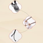 Buddha Stones Natural Silver Sheen Obsidian Red Agate Dancing Lion Protection Necklace Pendant Necklaces & Pendants BS 4