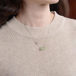 Buddha Stones 925 Sterling Silver Round Jade Luck Prosperity Necklace Chain Pendant Necklaces & Pendants BS 8