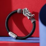 Buddha Stones 999 Sterling Silver Dragon Luck Handcrafted Braided Child Adult Bracelet Bracelet BS 3
