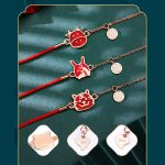 Buddha Stones 925 Sterling Silver Color-changing Chinese Zodiac Luck Protection Red String Chain Bracelet Bracelet BS 27
