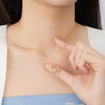 Buddha Stones 925 Sterling Silver Hetian Jade Gourd Abundance Necklace Pendant Necklaces & Pendants BS 7
