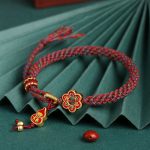 Buddha Stones Handmade Colorful Gourd Flower Protection Braided String Bracelet Bracelet BS 1