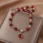 Buddha Stones Red Tiger Eye Fox Protection Double Wrap Bracelet Bracelet BS 4