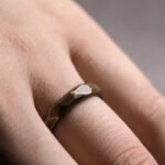 Buddha Stones Tibetan Simple Design Copper Wealth Ring Ring BS 5