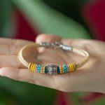 Buddha Stones Handmade 925 Sterling Silver Tibetan Om Mani Padme Hum Purity Braided Bracelet Bracelet BS 5