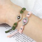 Buddha Stones Evil Eye Keep Away Evil Spirits String Bracelet Bracelet BS 74