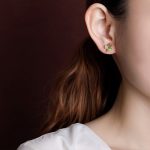 Buddha Stones 925 Sterling Silver Plated Gold Hetian Jade Luck Shamrock Clover Necklace Pendant Earrings Bracelet Necklaces & Pendants BS 7