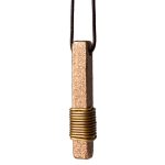Buddha Stones Vintage Textured Design Copper Wealth Necklace Pendant Necklaces & Pendants BS 13