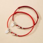Buddha Stones 925 Sterling Silver Auspicious Clouds Peace Buckle Safe And Sound Bracelet Anklet (Extra 30% Off | USE CODE: FS30) Bracelet BS 2