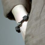 Buddha Stones Tibetan Ebony Wood Dzi Bead Strength Bracelet Bracelet BS 1