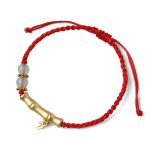 Buddha Stones Bamboo Design Luck Strength Braided Bracelet Bracelet BS 7