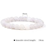 Natural Agate Stone Crystal Balance Beaded Bracelet Bracelet BS 55
