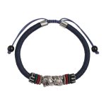 Buddha Stones Handmade 925 Sterling Silver Year Of The Dragon Auspicious Dragon Luck Rope Bracelet Bracelet BS 9