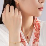 Buddha Stones 925 Sterling Silver Red Agate Gourd Auspicious Clouds Confidence Bracelet Necklace Pendant Earrings Set Bracelet Necklaces & Pendants BS 1