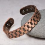 Buddha Stones Vintage Copper Balance Cuff Bracelet Bracelet Bangle BS 1