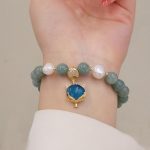 Buddha Stones Jade Pearl Color-Changing Fox Charm Luck Bracelet Bracelet BS 2