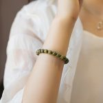Buddha Stones Tibetan Green Sandalwood Soothing Cure Bracelet Bracelet BS 8