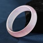 Buddha Stones Pink Crystal Love Warmth Bracelet Bangle Bracelet BS 1