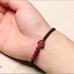 Buddhastoneshop Laughing Buddha Avalokitesvara Cinnabar Blessing String Bracelet