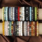 Buddha Stones Natural Stone Quartz Healing Beads Bracelet Bracelet BS 8mm Green Agate
