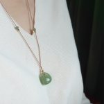 Buddha Stones Natural Jade Luck Prosperity Necklace Pendant (Random Color) Necklaces & Pendants BS 5