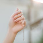 Buddha Stones Pink Crystal Four Leaf Clover Love Chain Bracelet Bracelet BS 8