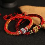 Buddha Stones Colorful Rope True Love Knot Luck Handmade Bracelet Bracelet BS 3