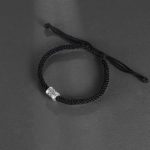 Buddha Stones 999 Sterling Silver Red String Lucky Cloud Strength Bracelet Bracelet BS main