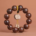 Buddha Stones Plum Blossom Wood Inner Peace Bracelet Bracelet BS 2