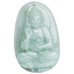 Buddha Stones Chinese Zodiac Natal Buddha Jade Wealth Prosperity Necklace Pendant Necklaces & Pendants BS 17