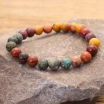 Buddha Stones 108 Mala Beads Mookaite Emotional Growth Bracelet Tassel Necklace Pendant Bracelet Necklaces & Pendants BS 3