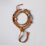 Buddha Stones 108 Beads Bodhi Seed Red Agate Deer Head Wisdom Mala Bracelet Mala Bracelet BS 14